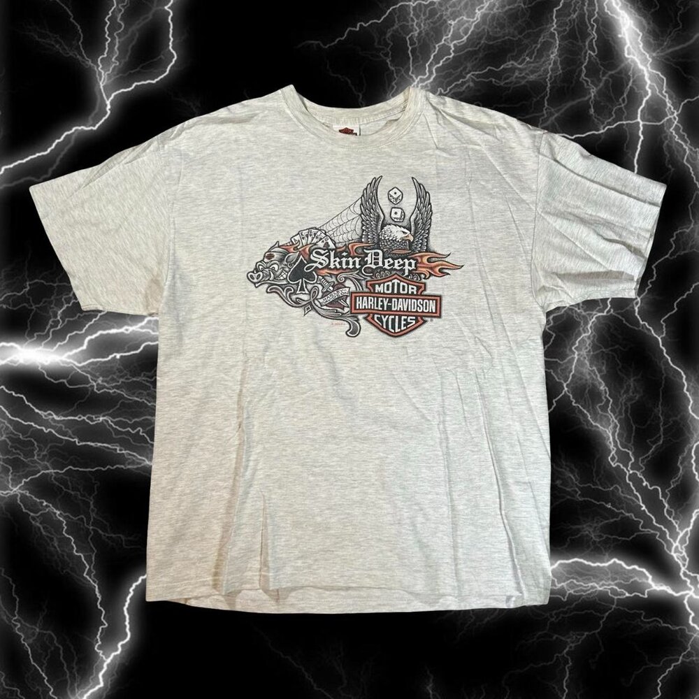 2000s Y2K Biker Punk Texas Harley Davidson Tee